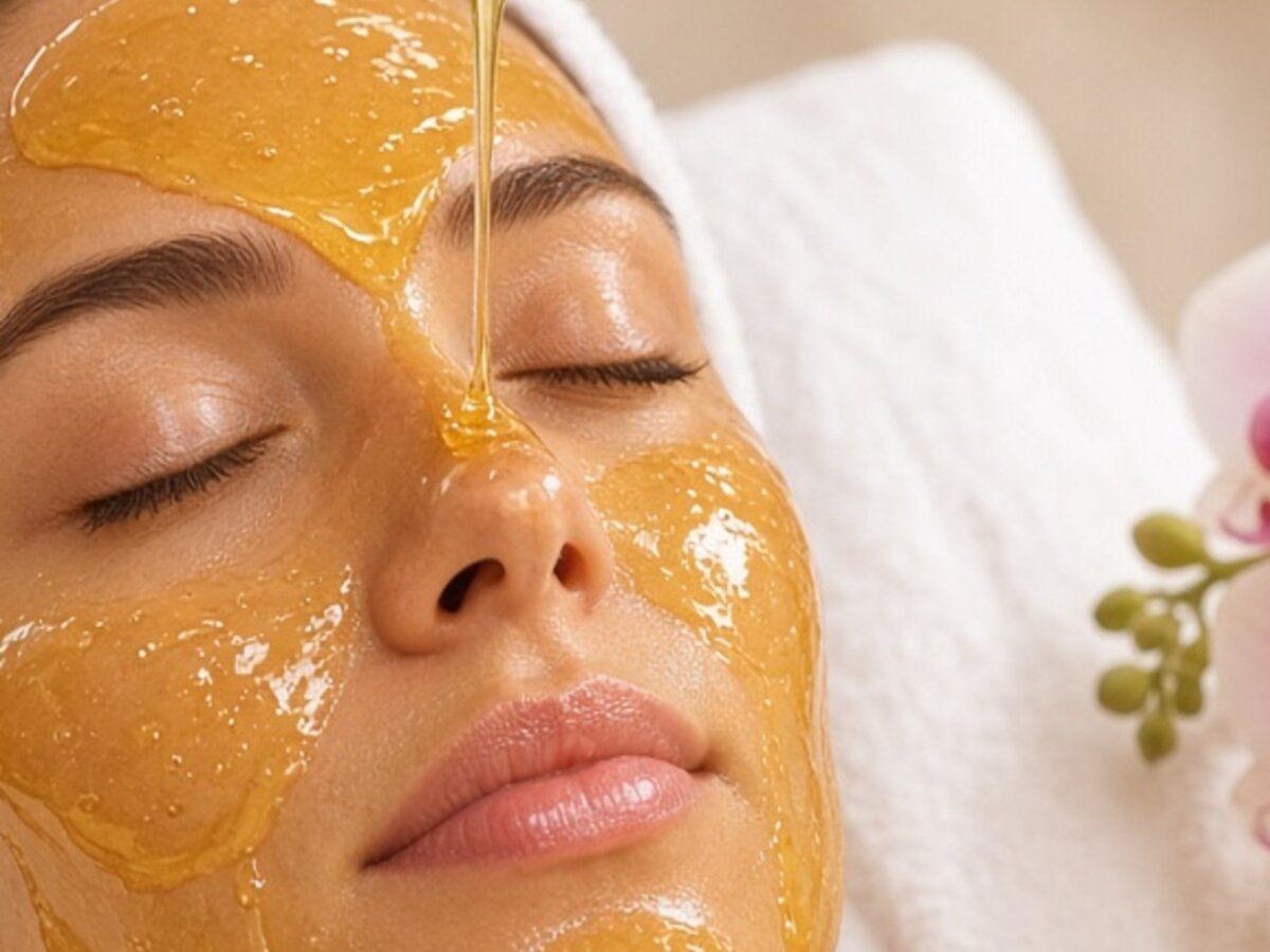 Honey facial treatment