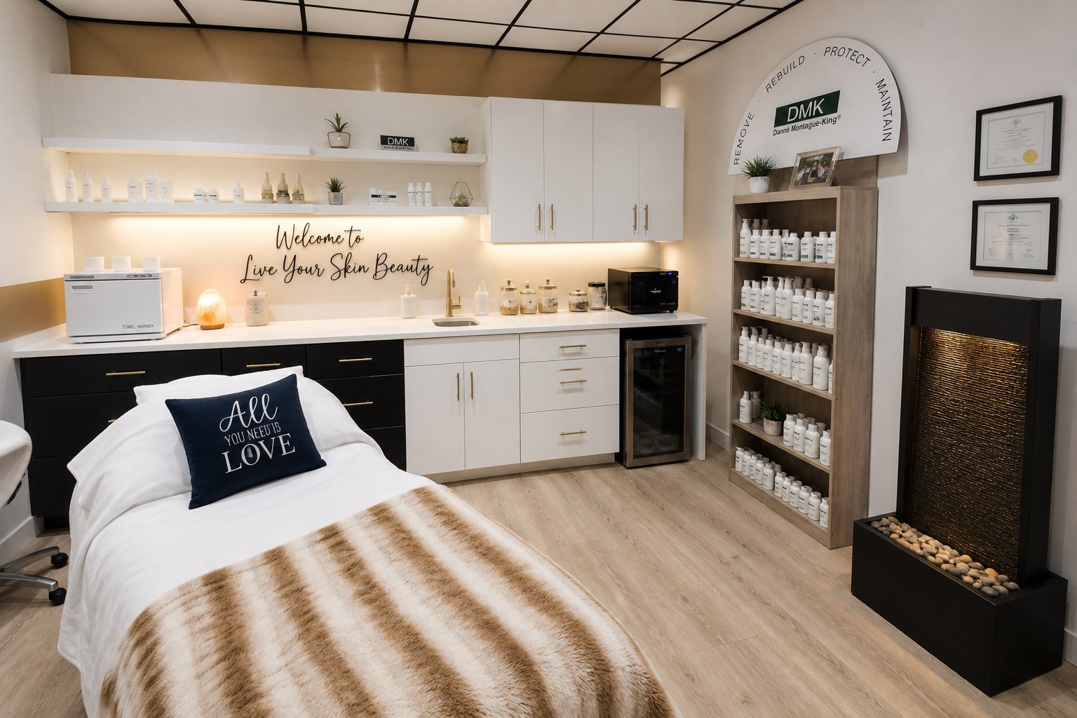 Love Your Skin Beauty treatment room